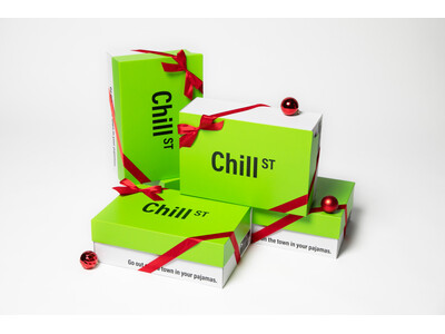～クリスマスギフトにストリートパジャマを～ “パジャマで街へ” を叶える「Chill ST/チルスト」、11月14日(金)よりクリスマスラッピング開始！