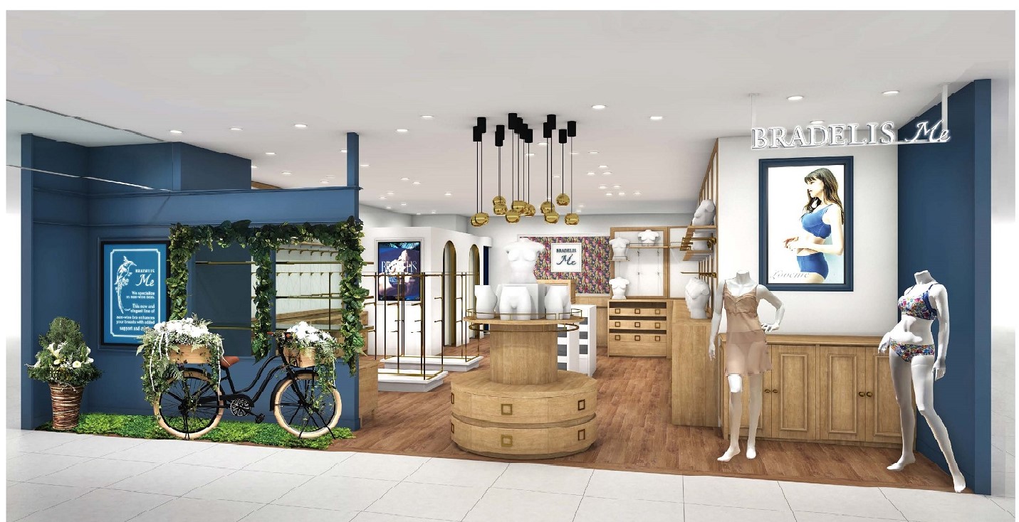 上向きノンワイヤーを展開する『BRADELIS Me(ブラデリス ミー)』が10/25(金)北千住マルイ店にオープン。