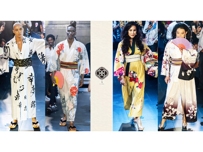 環境に優しい物づくりで、大切な人が地球と共に健やかでいてほしいと願いを込めた -自然と着るアート- Gender Kimono Gown「白檀 BYAKUDAN」