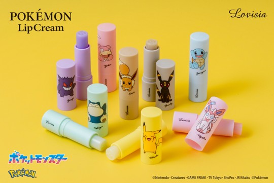 モンスターボール刻印入りでシック＆キュートなLovisiaポケモンリップクリームが新発売
