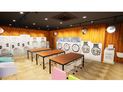 ガスパルが東海地方初出店、４月１１日、コインランドリー「Orange Heart Laundry 北名古屋店」が愛知県にオープン！