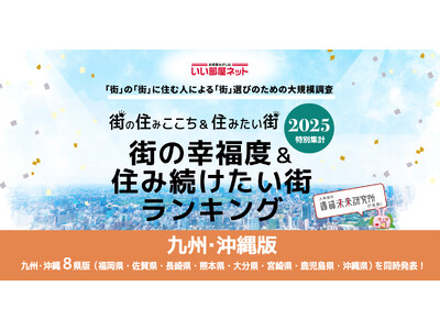 いい部屋ネット　街の幸福度＆住み続けたい街ランキング2025＜宮崎県版＞