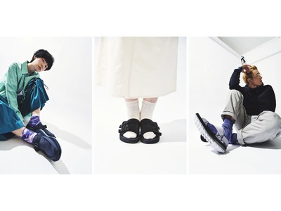 レトロムードのシャークソールとサステナブルなREPREVEウェビングを採用「ALPINE STRAP」「ALPINE CLOG」「ALPINE SLIDE」 4月上旬発売