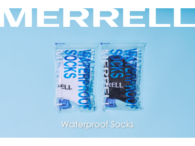 雨天の日常も、アウトドアフェスも。「 HYDRO MOC ＋ 防水ソックス 」で出かけよう！「MERRELL WATERPROOF SOCKS」2024年6月7日(金)より発売！