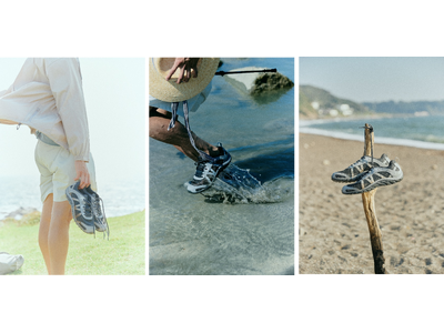 水辺で遊び、街でも履く。HYDRO HIKEの新定番。濡れても、そのまま歩き続けられる軽やかなスニーカー。「Maipo 3 Aerosport」2026年3月27日(金)より発売