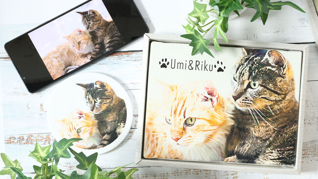 プレスリリース「ペット写真を“暮らしのアート”に。肉球エンボス入りアートキャンバス、2月16日クラウドファンディング開始」のイメージ画像