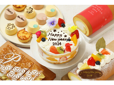 【年末年始を盛り上げる限定スイーツが登場！】新年をお祝いする『お正月デコレーションケーキ』や、「おみくじ」セットの『お正月ロールケーキ』をはじめとした全6品が12月30日（土）より期間限定で新発売！