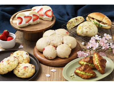 「GRANDIR 春のパンマルシェ」～35年目の春爛漫～京都の老舗ベーカリー「グランディール」が『京生ちぎりパン～ダージリンティー「苺」～』をはじめ、春を楽しむ全6品を3月1日より期間限定で新発売