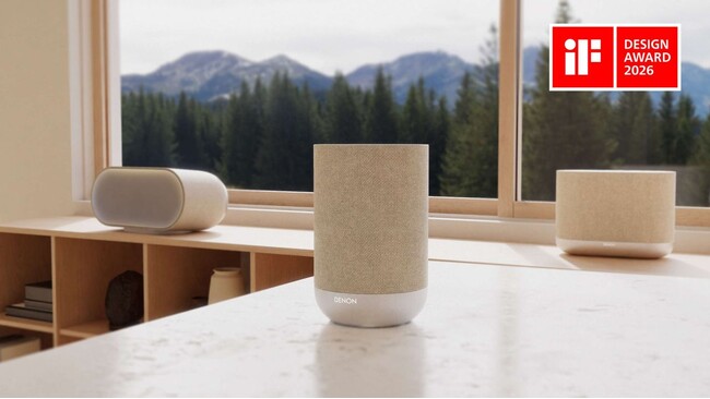 [Denon �A���[�h���] �V������ԃI�[�f�B�I�X�s�[�J�[DENON HOME �V���[�Y��iF Design Award 2026�����