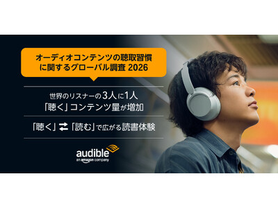 Audible、オーディオコンテンツの聴取習慣に関するグローバル調査結果を発表