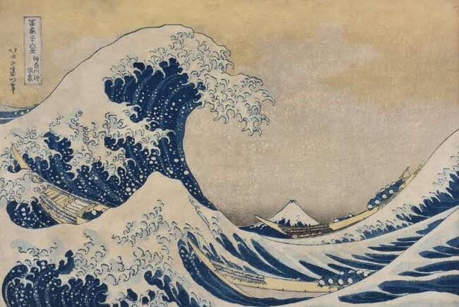 新紙幣発行記念！ 北斎が描いた富士と波