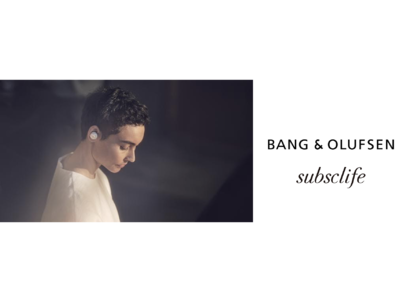 subsclife、北欧の音響ブランド「Bang & Olufsen」のサブスク取り扱いを国内初で開始～ワイヤレスイヤフォン月額1,630円から～