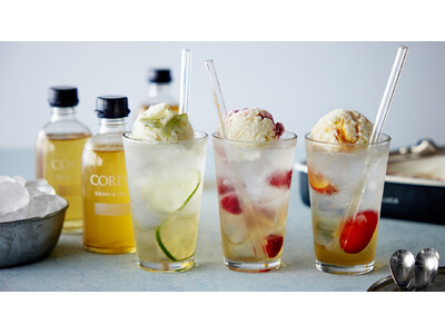【DEAN & DELUCA】夏季限定　コーディアルシロップでたのしむ、夏のアイスクリームソーダ