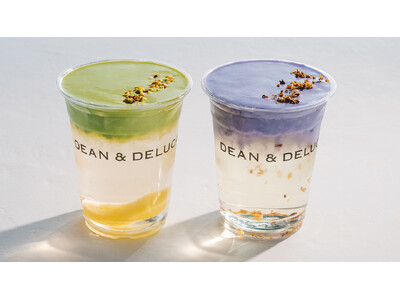 【DEAN & DELUCA】秋の素材を重ねたドリンク「ココナッツクラウド」2種が登場　ピスタチオと洋梨、紫芋と金木犀を重ね、9月3日より期間限定発売