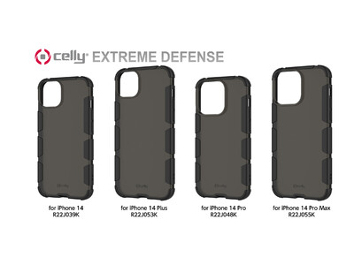 iPhone 14シリーズ用「EXTREME DEFENSE 耐衝撃ハイブリッドカバー／クリアブラック」がau +1 collection SELECTに登場！