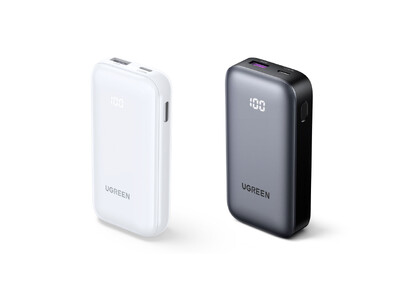 UGREEN Nexode 10000mAh 2way 急速充電 モバイルバッテリー 30W | 入力、出力30Wの高出力充電対応