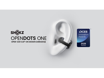 Shokz OpenDots ONE | 2026 CES Innovation Awards(R)を受賞 企業