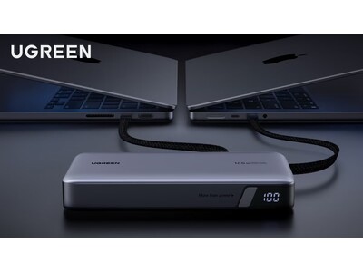 4��̃f�o�C�X�𓯎��ɏ[�d�ɂł���UGREEN 25000mAh�P�[�u���������o�C���o�b�e���[���A12��26�����戵�J�n