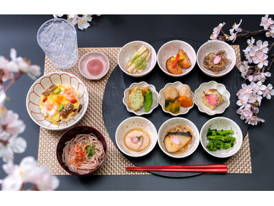 【歓送迎会・入社懇親会に】高級和食の「神田明神下みやび」コラボ、桜満開お花見プランを販売開始。