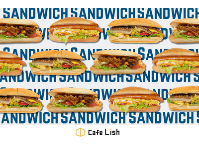 神保町「CafeLish」に、豊洲で人気の出来立てサンドイッチ470円～追加メニュー登場！