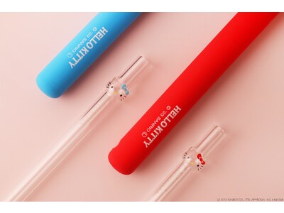 グッドグラスから繰り返し使えてエコな「ハローキティ」ガラス製マイストローが登場！