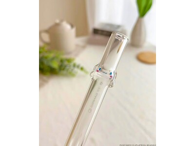 長らく売り切れていたファン待望の「シナモロール」ガラス製マイストローが、グッドグラスからついに再販開始！