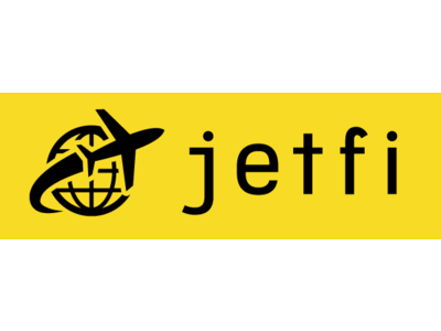 国内・海外用クラウドSIM搭載Wi-Fiルーター「jetfi」ロゴデザインを