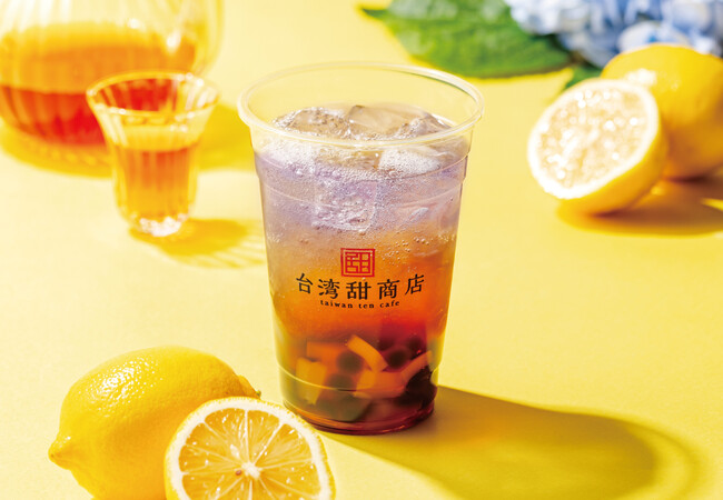 【台湾甜商店】グラデーションが美しい「晴れやかレモンティーソーダ」を、2025年4月23日（水）より新発売！