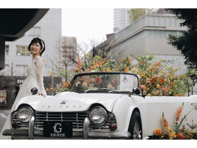 神戸旧居留地にジーライオンミュージアムのクラシックカーが出現！花で溢れるフォトジェニックな2日間『神戸コレクション2022 SPRING/SUMMER』