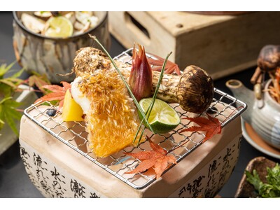 【丹波篠山 料理旅館近又】旬を極める秋のごちそう。「国産松茸づくし会席」10月10日(金)より期間限定で登場