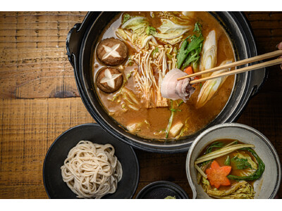 丹波篠山の味を神戸で再現。老舗『近又』監修のぼたん鍋×更科そば特別コースを期間限定提供(神戸三宮　正家 生田新道店)