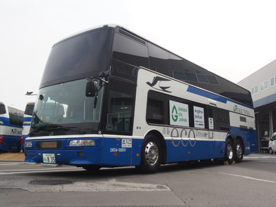 東北初！ジェイアールバス東北が運行する仙台・松島を巡る2階建て定期観光バスにてユーグレナ社のバイオ燃料を使用開始