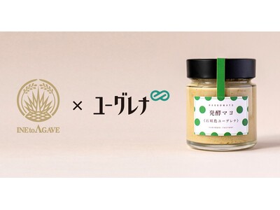 稲とアガベ×ユーグレナ社　共同開発商品　栄養豊富な石垣島ユーグレナと酒粕をつかった植物性のマヨネーズ風調...
