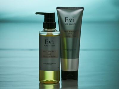 エポラ・ユーグレナ社の共同開発ハリ・コシ・ボリュームに特化したヘアケアブランド「Evi PURE BEAUTY」誕生