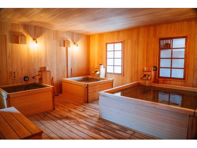 エクセルイン名古屋熱田が、温浴施設「川の湯」スタート　全面ヒノキのかつてないととのい空間に