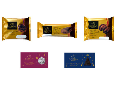 日常でもゴディバのおいしさを体験！チョコレートを贅沢に楽しめるパン・菓子5アイテム2022年12月1日発売