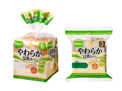 キッコーマンの「調製豆乳」を使用した新しい食パンです。しっとりやわらか、アレンジいろいろ。Pascoの「...