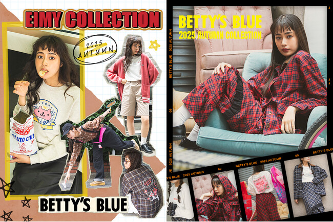 【BETTY’S BLUE】 40th Anniversary 2025 AUTUMN・『BETTY’S BLUE REVIVAL COLLECTION』と『エイミーちゃんと過ごす秋』が登場!