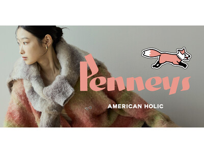 【AMERICAN HOLIC】「PENNEY'S」とのコラボレーション第2弾！別注『ピンクFOX』が主役のふわふわな冬ニットを11月8日(土)に発売