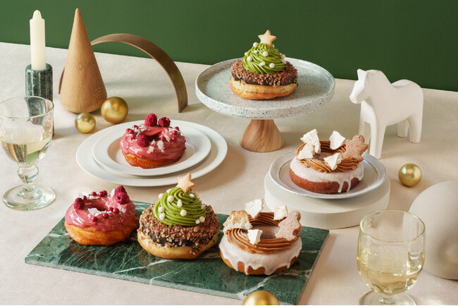 【koe donuts】ホリデーシーズンを盛り上げる新作ドーナツが登場！「ツリー」「ジンジャーマン」「リース」をイメージした心ときめく冬季限定ドーナツを発売