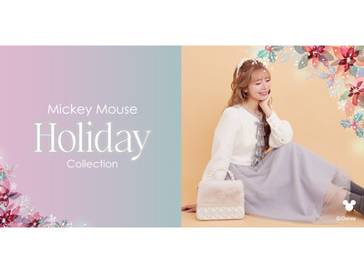 Areeamから「ミッキーマウス」のホリデーコレクションが登場！ホリデーシーズンのお出かけを特別に彩る上品なアイテムを11月21日(金)発売