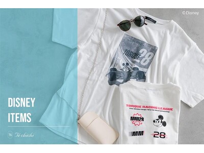【Te chichi】Disney Collection『ミッキーマウス』が登場！クラシカルな“ミッキーマウス”が主役のTシャツを3月27日(金)発売