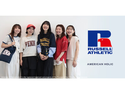 【AMERICAN HOLIC】「RUSSELL ATHLETIC」の別注アイテムが初登場！大人のスポーツカジュアルを表現したコレクションを4月9日(木)発売
