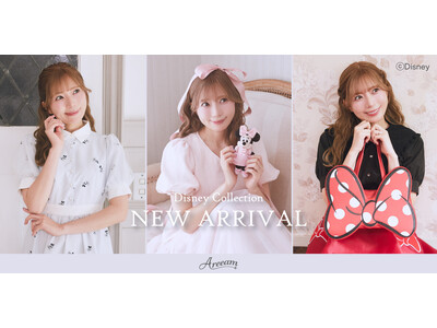 【Areeam】POPUPストアで話題を集めたDisney Collectionが「STRIPE CLUB」に登場！「ミニーマウス」モチーフなどの新作コレクションが8月7日(金)発売