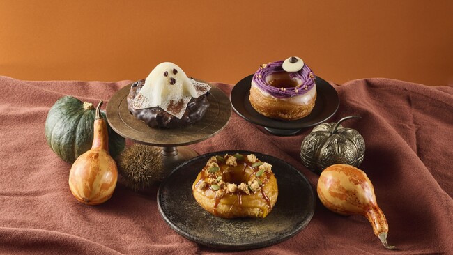 koe donutsが提案するハロウィンパーティーおばけやモンスターモチーフの期間限定ドーナツ3種が10月6日(火)より登場！