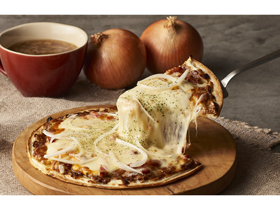 【koe pizza】あっつあつ!こんがりグツグツとろ~り“オニオングラタン チーズピッツァ”が登場!