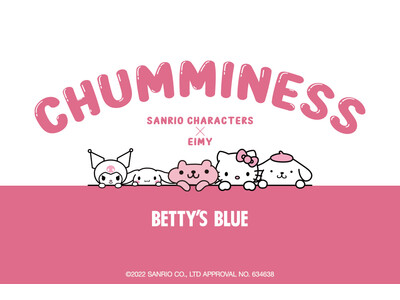 【BETTY’S BLUE】サンリオキャラクターズ×エイミーのコラボコレクションが登場！　～キャラクターたちが仲良く寄り添うキュートなトップス3型を発売～