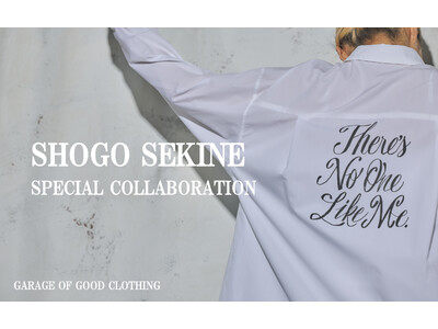 【GARAGE OF GOOD CLOTHING】イラストレーター・SHOGO SEKINE氏とコラボレーション　オリジナルメッセージで描いた限定アイテムを発売