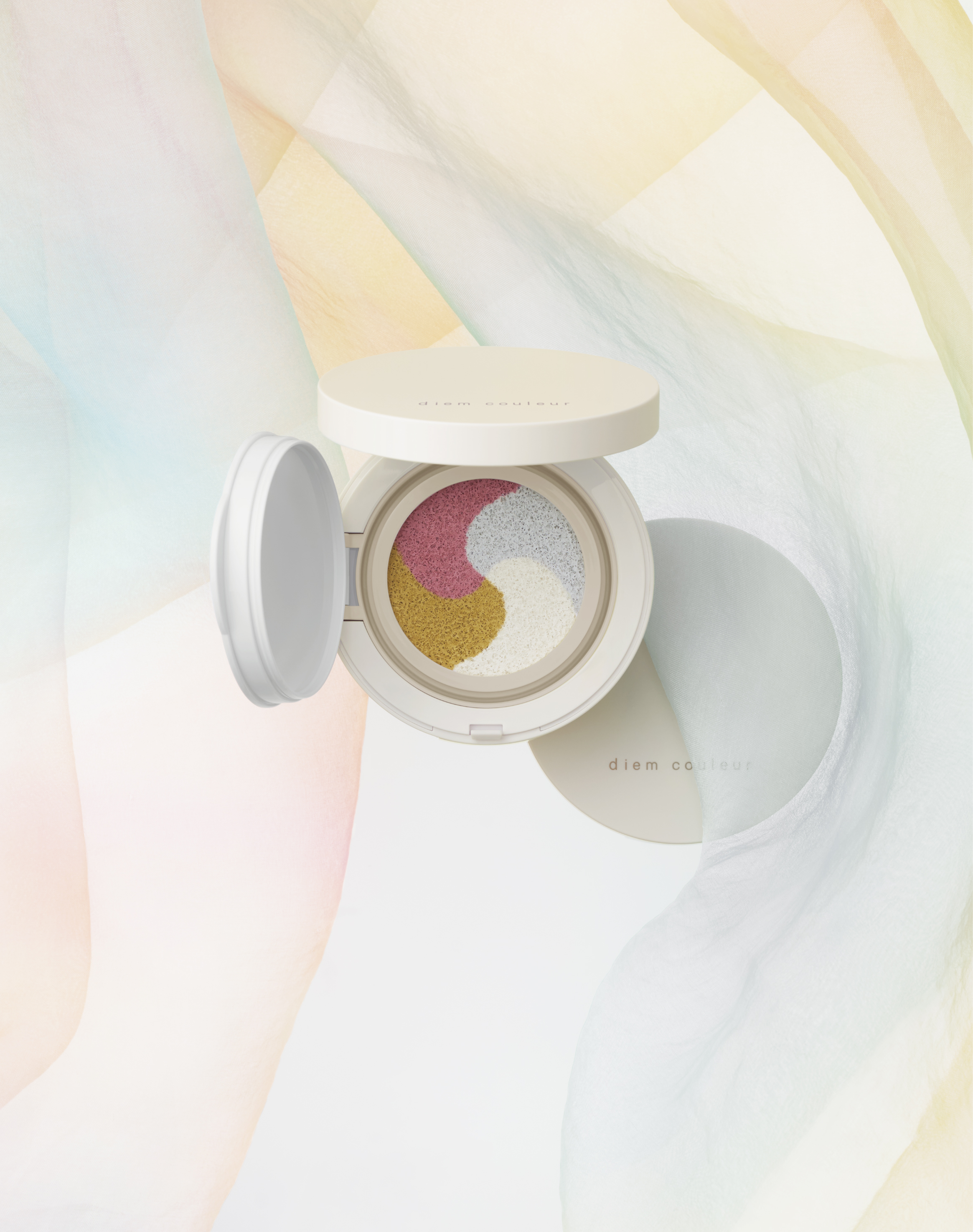 メークブランド「ディエム クルール」から『カラートリックマルチクッションファンデーション』誕生