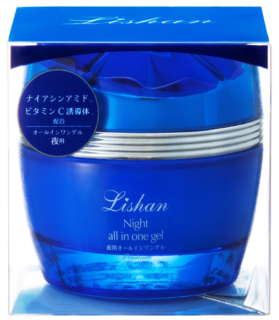 【睡眠中にフェイスケア】ナイアシンアミド＆ビタミンＣ誘導体配合“リシャン 夜用オールインワンゲル premium 50ｇ”を6月1日（木）に発売！